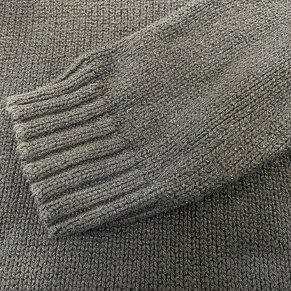【中古品】【メンズ】 POLO by RALPH LAUREN ポロ バイ ラルフローレン 38807 HALF ZIP COTTON KNIT ハーフ ジップ コットン ニット トップス 長袖 147-260720-ya-07-izu サイズ：L カラー：ブラック 万代Net店