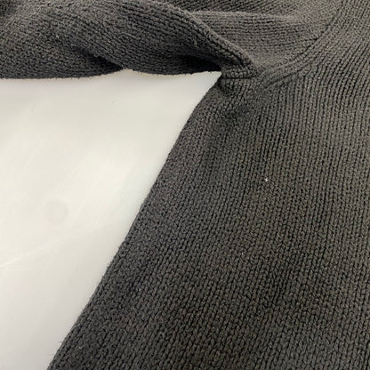 【中古品】【メンズ】 POLO by RALPH LAUREN ポロ バイ ラルフローレン 38807 HALF ZIP COTTON KNIT ハーフ ジップ コットン ニット トップス 長袖 147-260720-ya-07-izu サイズ：L カラー：ブラック 万代Net店