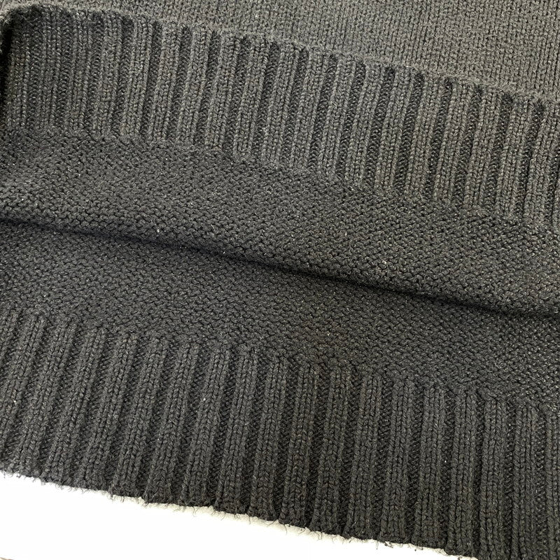 【中古品】【メンズ】 POLO by RALPH LAUREN ポロ バイ ラルフローレン 38807 HALF ZIP COTTON KNIT ハーフ ジップ コットン ニット トップス 長袖 147-260720-ya-07-izu サイズ：L カラー：ブラック 万代Net店