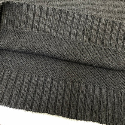 【中古品】【メンズ】 POLO by RALPH LAUREN ポロ バイ ラルフローレン 38807 HALF ZIP COTTON KNIT ハーフ ジップ コットン ニット トップス 長袖 147-260720-ya-07-izu サイズ：L カラー：ブラック 万代Net店
