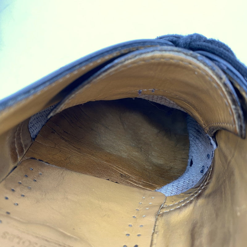 【現状渡し品】【メンズ】 3EYE SHOES 1641 3 ホール シューズ イングランド製 靴 164-260405-as-09-izu サイズ：8 カラー：ブラック 万代Net店