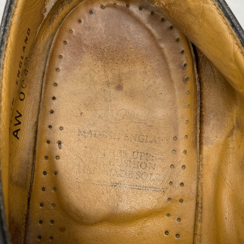 【現状渡し品】【メンズ】 3EYE SHOES 1641 3 ホール シューズ イングランド製 靴 164-260405-as-09-izu サイズ：8 カラー：ブラック 万代Net店