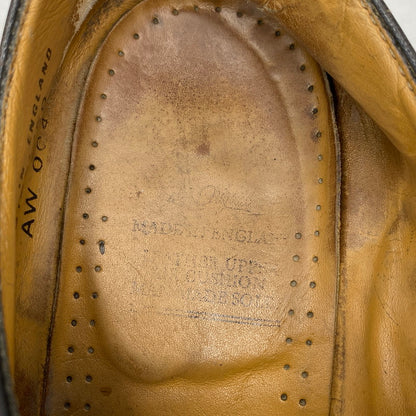 【現状渡し品】【メンズ】 3EYE SHOES 1641 3 ホール シューズ イングランド製 靴 164-260405-as-09-izu サイズ：8 カラー：ブラック 万代Net店