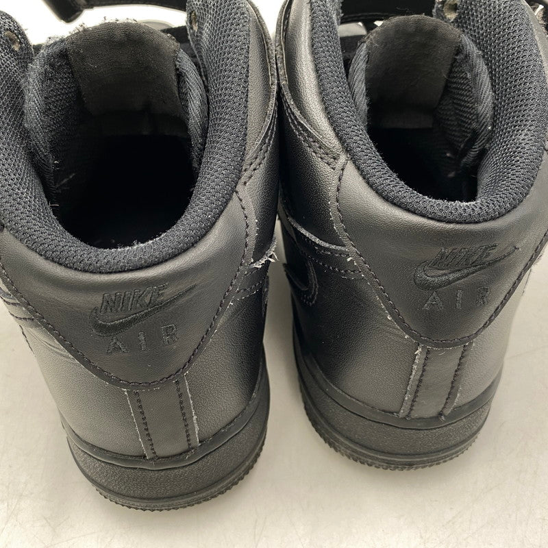 【中古品】【メンズ】 NIKE ナイキ CW2289-001 AIR FORCE エアフォース 1 MID ミッド 07 スニーカー シューズ 靴 164-260408-ya-02-izu サイズ：27.5cm カラー：BLACK/BLACK 万代Net店