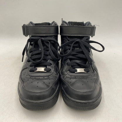 【中古品】【メンズ】 NIKE ナイキ CW2289-001 AIR FORCE エアフォース 1 MID ミッド 07 スニーカー シューズ 靴 164-260408-ya-02-izu サイズ：27.5cm カラー：BLACK/BLACK 万代Net店