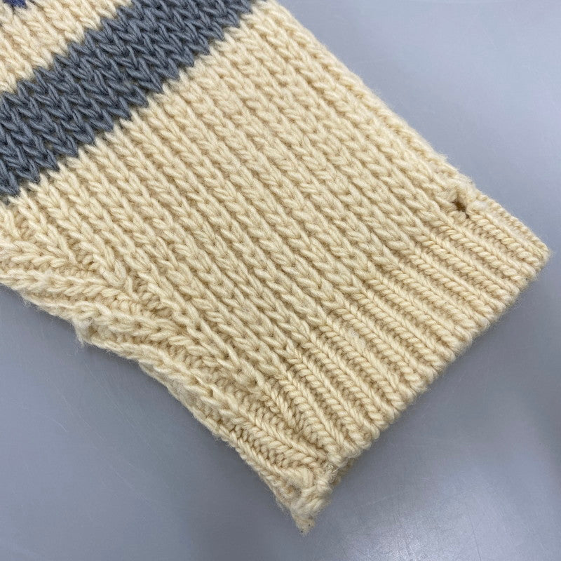 【現状渡し品】【メンズ】 70’S COWICHAN SWEATER カウチン セーター トップス 146-260405-ya-09-izu サイズ：L カラー：アイボリー 万代Net店