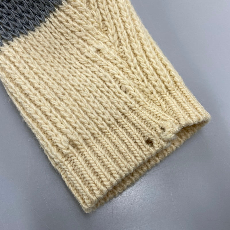 【現状渡し品】【メンズ】 70’S COWICHAN SWEATER カウチン セーター トップス 146-260405-ya-09-izu サイズ：L カラー：アイボリー 万代Net店