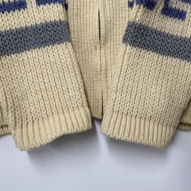 【現状渡し品】【メンズ】 70’S COWICHAN SWEATER カウチン セーター トップス 146-260405-ya-09-izu サイズ：L カラー：アイボリー 万代Net店