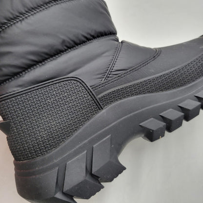 【中古品】【メンズ】 HUNTER ハンター INTREPID SHORT SNOW BOOTS MFS9135WWU イントレピッドショートスノーブーツ 靴 164-260405-as-30-izu サイズ：US9 カラー：ブラック 万代Net店