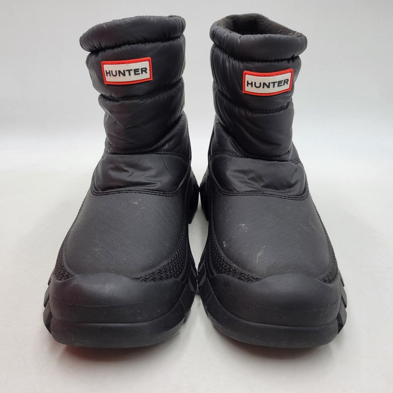 【中古品】【メンズ】 HUNTER ハンター INTREPID SHORT SNOW BOOTS MFS9135WWU イントレピッドショートスノーブーツ 靴 164-260405-as-30-izu サイズ：US9 カラー：ブラック 万代Net店