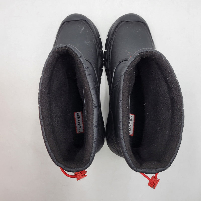 【中古品】【メンズ】 HUNTER ハンター INTREPID SHORT SNOW BOOTS MFS9135WWU イントレピッドショートスノーブーツ 靴 164-260405-as-30-izu サイズ：US9 カラー：ブラック 万代Net店
