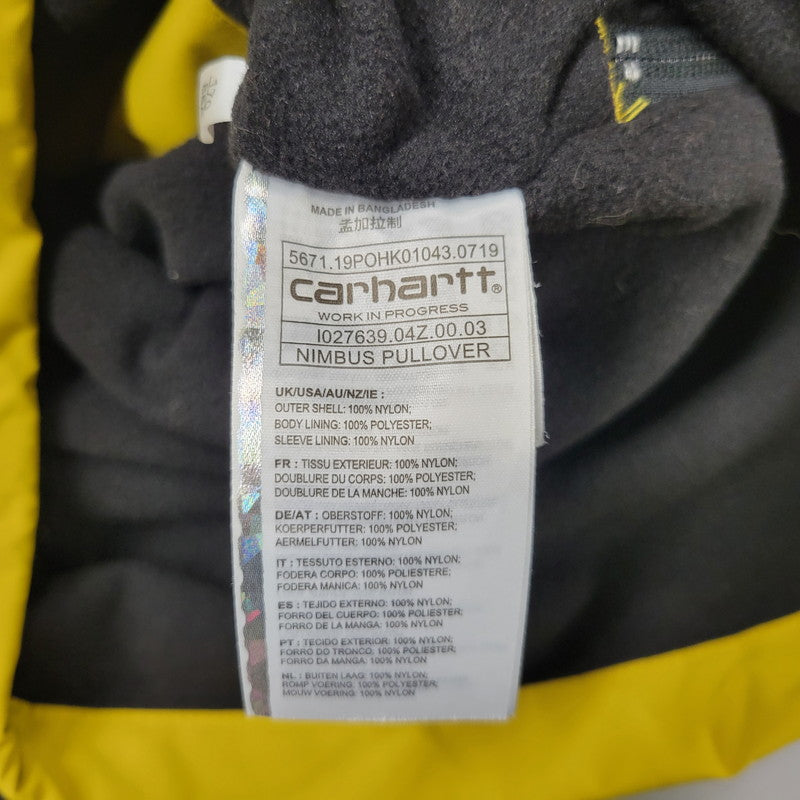 【中古美品】【メンズ】 CARHARTT WIP カーハート ダブリューアイピー I027639 NIMBUS PULLOVER ニンバス プルオーバー アウター 142-260405-kh-12-izu サイズ：S カラー：イエロー 万代Net店