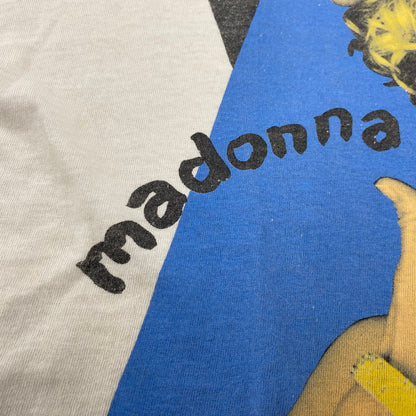 【現状渡し品】【メンズ】 HANES ヘインズ 90’S USA製 MADONNA マドンナ BLOND AMBITION ブロンド アンビション STRIKE A POSE ストライク ア ポーズ 1990 TEE Tシャツ トップス 半袖 146-260405-ya-10-izu サイズ：XL カラー：WHITE 万代Net店
