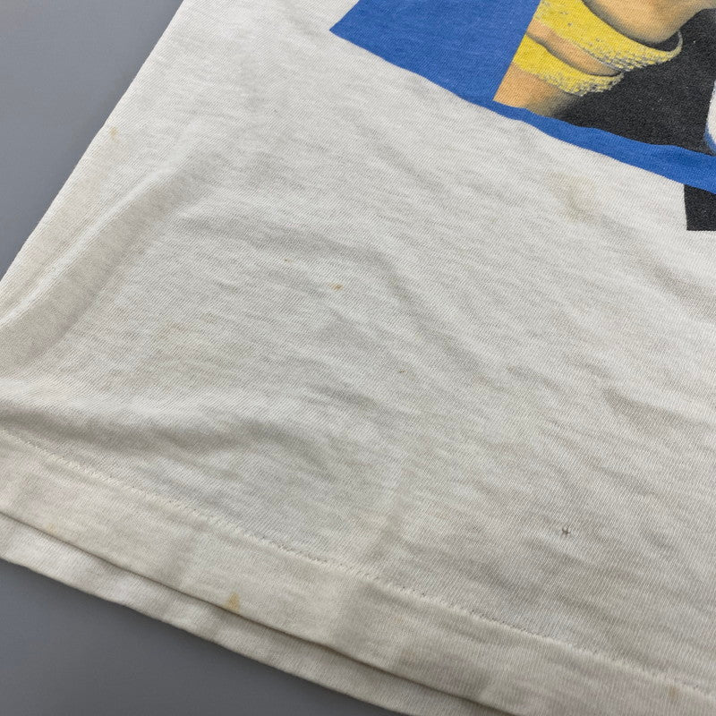 【現状渡し品】【メンズ】 HANES ヘインズ 90’S USA製 MADONNA マドンナ BLOND AMBITION ブロンド アンビション STRIKE A POSE ストライク ア ポーズ 1990 TEE Tシャツ トップス 半袖 146-260405-ya-10-izu サイズ：XL カラー：WHITE 万代Net店