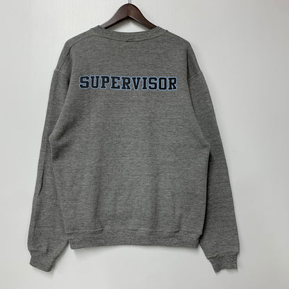 【中古品】【メンズ】 RUSSELL ラッセル USA製 CAMPUS REC 前V SWEATSHIRT スウェットシャツ トップス 長袖 146-260409-cs-14-izu サイズ：L カラー：グレー 万代Net店