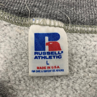 【中古品】【メンズ】 RUSSELL ラッセル USA製 CAMPUS REC 前V SWEATSHIRT スウェットシャツ トップス 長袖 146-260409-cs-14-izu サイズ：L カラー：グレー 万代Net店