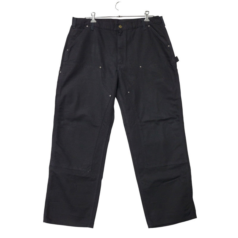 【中古品】【メンズ】 Carhartt カーハート B136 BLK USA製 DOUBLE FRONT WASHED DUCK WORK PANT ダブルフロント ウォッシュド ダック ワークパンツ ボトムス 157-260407-kh-07-izu サイズ：40×32 カラー：ブラック 万代Net店