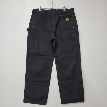 【中古品】【メンズ】 Carhartt カーハート B136 BLK USA製 DOUBLE FRONT WASHED DUCK WORK PANT ダブルフロント ウォッシュド ダック ワークパンツ ボトムス 157-260407-kh-07-izu サイズ：40×32 カラー：ブラック 万代Net店