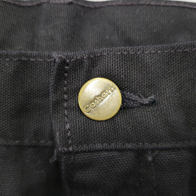 【中古品】【メンズ】 Carhartt カーハート B136 BLK USA製 DOUBLE FRONT WASHED DUCK WORK PANT ダブルフロント ウォッシュド ダック ワークパンツ ボトムス 157-260407-kh-07-izu サイズ：40×32 カラー：ブラック 万代Net店