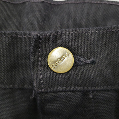 【中古品】【メンズ】 Carhartt カーハート B136 BLK USA製 DOUBLE FRONT WASHED DUCK WORK PANT ダブルフロント ウォッシュド ダック ワークパンツ ボトムス 157-260407-kh-07-izu サイズ：40×32 カラー：ブラック 万代Net店