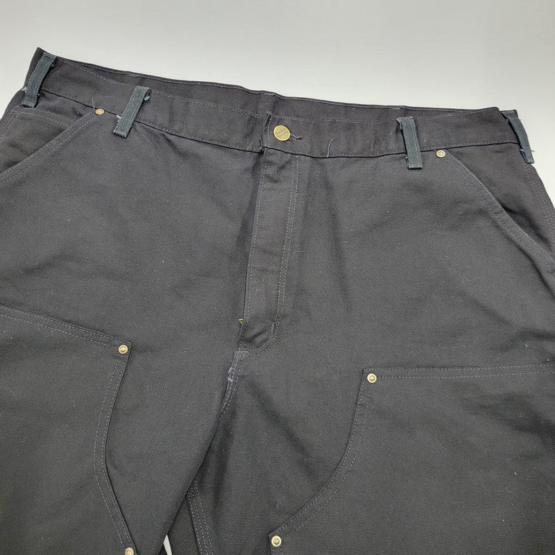【中古品】【メンズ】 Carhartt カーハート B136 BLK USA製 DOUBLE FRONT WASHED DUCK WORK PANT ダブルフロント ウォッシュド ダック ワークパンツ ボトムス 157-260407-kh-07-izu サイズ：40×32 カラー：ブラック 万代Net店