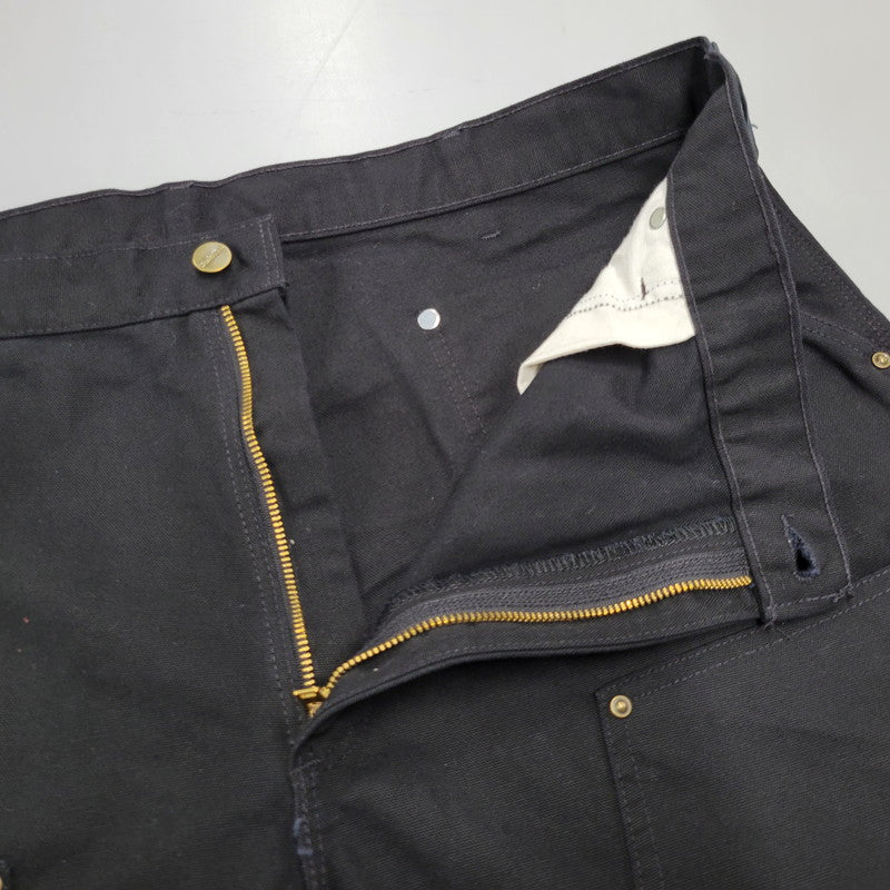 【中古品】【メンズ】 Carhartt カーハート B136 BLK USA製 DOUBLE FRONT WASHED DUCK WORK PANT ダブルフロント ウォッシュド ダック ワークパンツ ボトムス 157-260407-kh-07-izu サイズ：40×32 カラー：ブラック 万代Net店