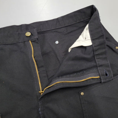 【中古品】【メンズ】 Carhartt カーハート B136 BLK USA製 DOUBLE FRONT WASHED DUCK WORK PANT ダブルフロント ウォッシュド ダック ワークパンツ ボトムス 157-260407-kh-07-izu サイズ：40×32 カラー：ブラック 万代Net店