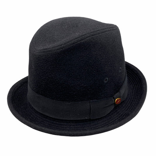 【中古品】【メンズ/レディース】 Borsalino ボルサリーノ BX451-10A00 アンゴラ100％ 中折れ BUCKET HAT バケット ハット 帽子 185-260407-kh-09-izu サイズ：56cm カラー：ブラック 万代Net店