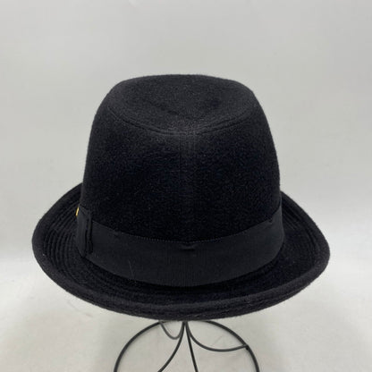 【中古品】【メンズ/レディース】 Borsalino ボルサリーノ BX451-10A00 アンゴラ100％ 中折れ BUCKET HAT バケット ハット 帽子 185-260407-kh-09-izu サイズ：56cm カラー：ブラック 万代Net店
