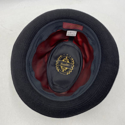 【中古品】【メンズ/レディース】 Borsalino ボルサリーノ BX451-10A00 アンゴラ100％ 中折れ BUCKET HAT バケット ハット 帽子 185-260407-kh-09-izu サイズ：56cm カラー：ブラック 万代Net店