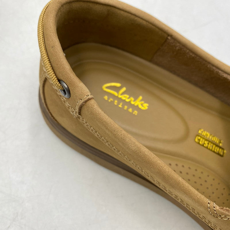 【中古品】【メンズ】 Clarks クラークス 699J BRATTON BOAT ブラットン ボート シューズ 靴 164-260408-ya-03-izu サイズ：27cm カラー：ベージュ 万代Net店