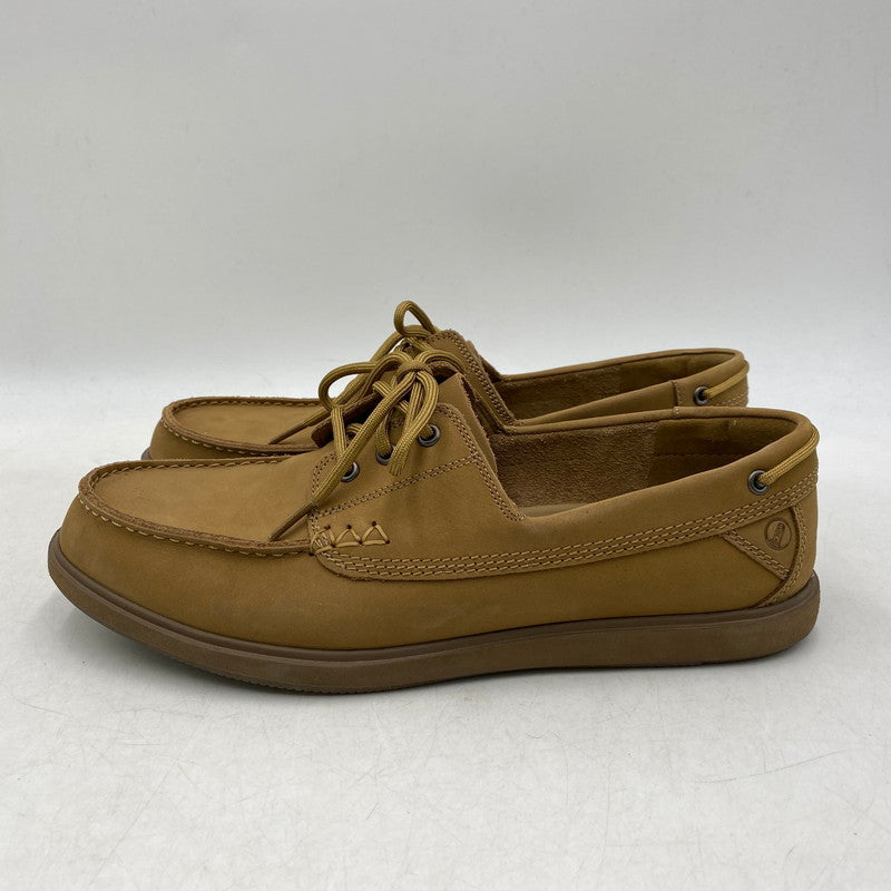 【中古品】【メンズ】 Clarks クラークス 699J BRATTON BOAT ブラットン ボート シューズ 靴 164-260408-ya-03-izu サイズ：27cm カラー：ベージュ 万代Net店