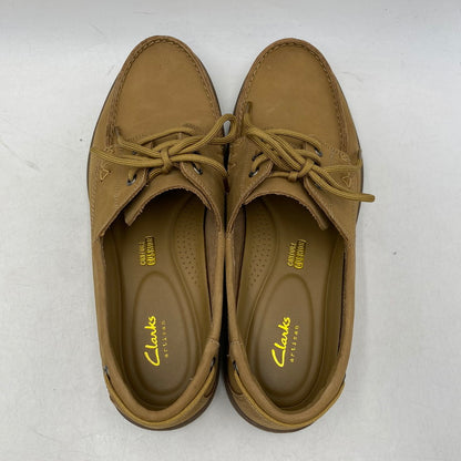 【中古品】【メンズ】 Clarks クラークス 699J BRATTON BOAT ブラットン ボート シューズ 靴 164-260408-ya-03-izu サイズ：27cm カラー：ベージュ 万代Net店