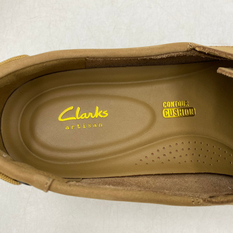 【中古品】【メンズ】 Clarks クラークス 699J BRATTON BOAT ブラットン ボート シューズ 靴 164-260408-ya-03-izu サイズ：27cm カラー：ベージュ 万代Net店