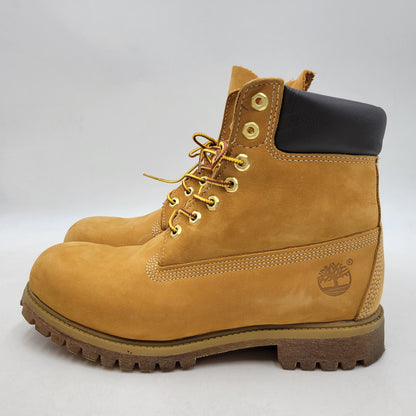 【中古品】【メンズ】 Timberland ティンバーランド 6INCH PREMIUM WP BOOT 10061 6インチ プレミアム ウォータープルーフ ブーツ シューズ 靴 164-260406-as-09-izu サイズ：US9.5（27.5cm） カラー：WHEAT 万代Net店