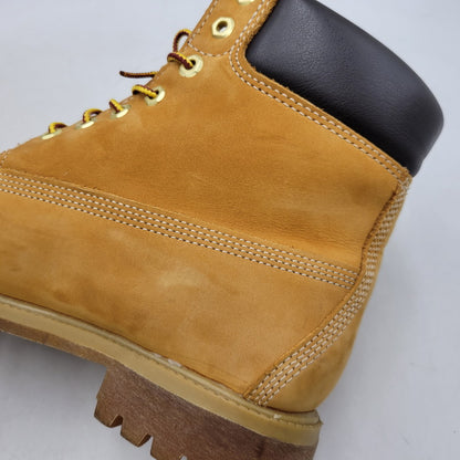 【中古品】【メンズ】 Timberland ティンバーランド 6INCH PREMIUM WP BOOT 10061 6インチ プレミアム ウォータープルーフ ブーツ シューズ 靴 164-260406-as-09-izu サイズ：US9.5（27.5cm） カラー：WHEAT 万代Net店