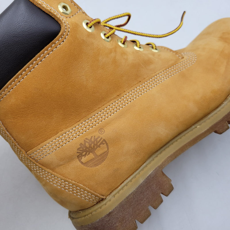 【中古品】【メンズ】 Timberland ティンバーランド 6INCH PREMIUM WP BOOT 10061 6インチ プレミアム ウォータープルーフ ブーツ シューズ 靴 164-260406-as-09-izu サイズ：US9.5（27.5cm） カラー：WHEAT 万代Net店