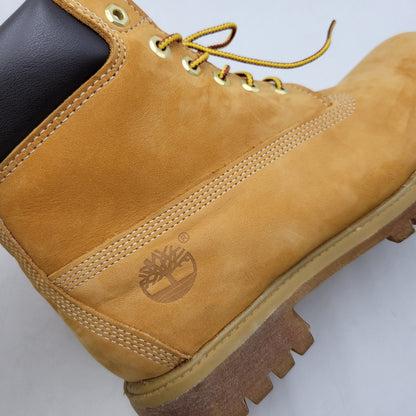 【中古品】【メンズ】 Timberland ティンバーランド 6INCH PREMIUM WP BOOT 10061 6インチ プレミアム ウォータープルーフ ブーツ シューズ 靴 164-260406-as-09-izu サイズ：US9.5（27.5cm） カラー：WHEAT 万代Net店