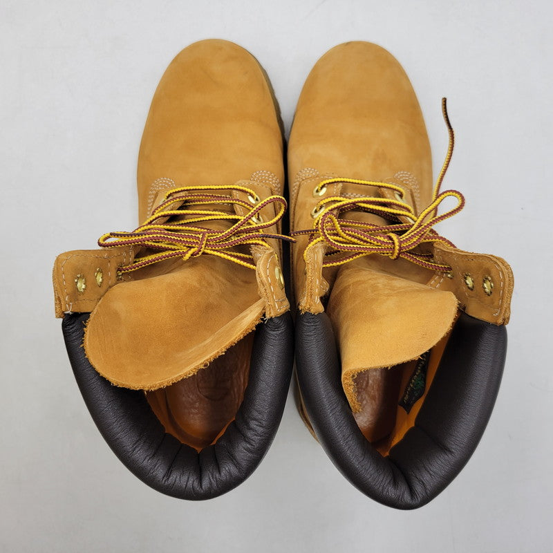 【中古品】【メンズ】 Timberland ティンバーランド 6INCH PREMIUM WP BOOT 10061 6インチ プレミアム ウォータープルーフ ブーツ シューズ 靴 164-260406-as-09-izu サイズ：US9.5（27.5cm） カラー：WHEAT 万代Net店