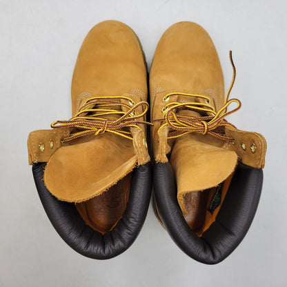 【中古品】【メンズ】 Timberland ティンバーランド 6INCH PREMIUM WP BOOT 10061 6インチ プレミアム ウォータープルーフ ブーツ シューズ 靴 164-260406-as-09-izu サイズ：US9.5（27.5cm） カラー：WHEAT 万代Net店