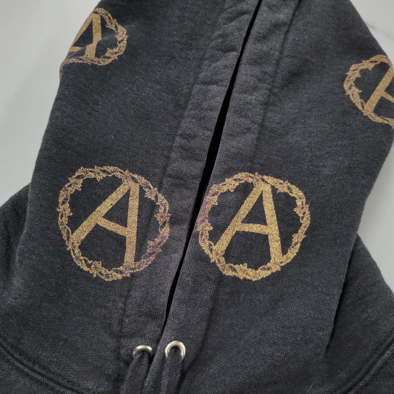 【中古品】【メンズ】 SUPREME×UNDERCOVER シュプリーム×アンダーカバー 16AW ANARCHY HOODED SWEATSHIRT アナーキー フーデッド スウェットシャツ トップス 長袖 149-260406-cs-16-izu サイズ：L カラー：ブラック 万代Net店