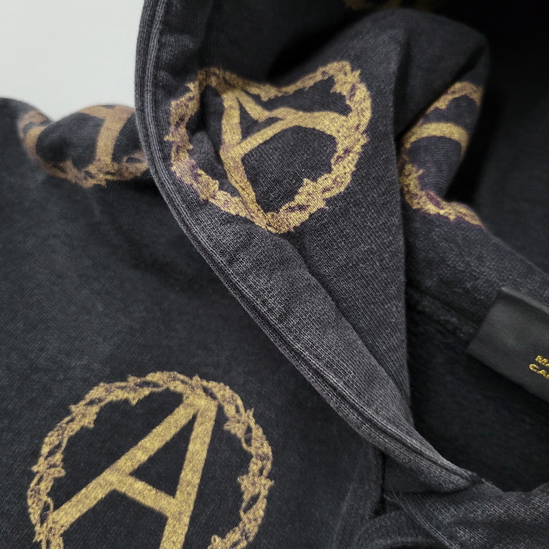 【中古品】【メンズ】 SUPREME×UNDERCOVER シュプリーム×アンダーカバー 16AW ANARCHY HOODED SWEATSHIRT アナーキー フーデッド スウェットシャツ トップス 長袖 149-260406-cs-16-izu サイズ：L カラー：ブラック 万代Net店