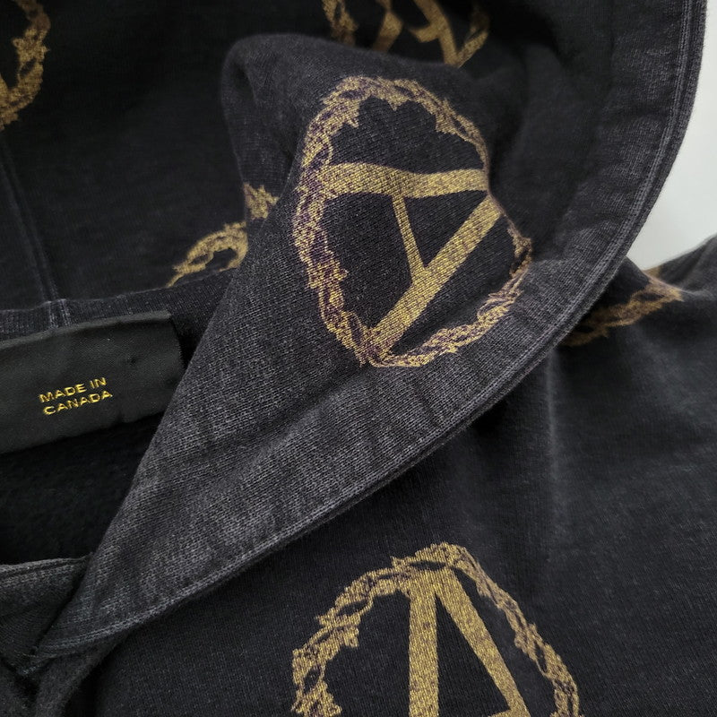 【中古品】【メンズ】 SUPREME×UNDERCOVER シュプリーム×アンダーカバー 16AW ANARCHY HOODED SWEATSHIRT アナーキー フーデッド スウェットシャツ トップス 長袖 149-260406-cs-16-izu サイズ：L カラー：ブラック 万代Net店