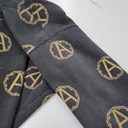 【中古品】【メンズ】 SUPREME×UNDERCOVER シュプリーム×アンダーカバー 16AW ANARCHY HOODED SWEATSHIRT アナーキー フーデッド スウェットシャツ トップス 長袖 149-260406-cs-16-izu サイズ：L カラー：ブラック 万代Net店