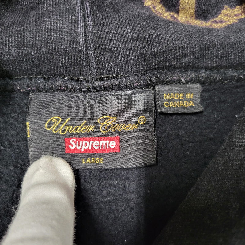 【中古品】【メンズ】 SUPREME×UNDERCOVER シュプリーム×アンダーカバー 16AW ANARCHY HOODED SWEATSHIRT アナーキー フーデッド スウェットシャツ トップス 長袖 149-260406-cs-16-izu サイズ：L カラー：ブラック 万代Net店