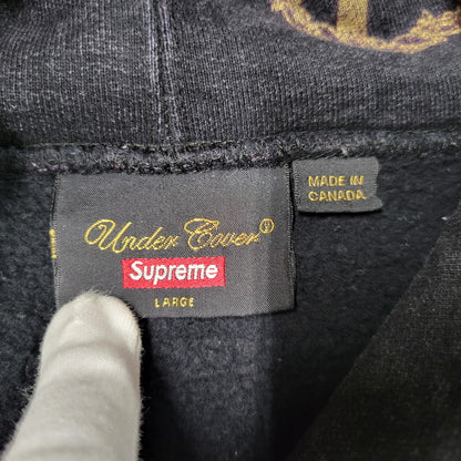 【中古品】【メンズ】 SUPREME×UNDERCOVER シュプリーム×アンダーカバー 16AW ANARCHY HOODED SWEATSHIRT アナーキー フーデッド スウェットシャツ トップス 長袖 149-260406-cs-16-izu サイズ：L カラー：ブラック 万代Net店