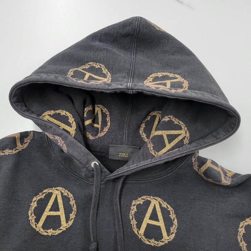 【中古品】【メンズ】 SUPREME×UNDERCOVER シュプリーム×アンダーカバー 16AW ANARCHY HOODED SWEATSHIRT アナーキー フーデッド スウェットシャツ トップス 長袖 149-260406-cs-16-izu サイズ：L カラー：ブラック 万代Net店