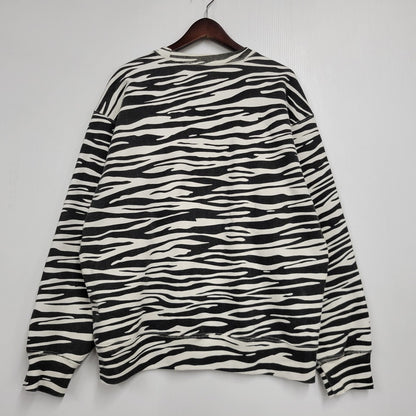 【中古品】【メンズ】 Supreme シュプリーム 22FW BOX LOGO CREWNECK ボックス ロゴ クルーネック トップス 長袖 149-260406-cs-13-izu サイズ：L カラー：ホワイト×ブラック 万代Net店