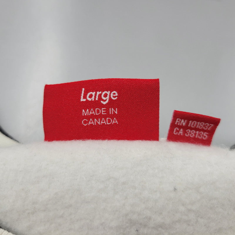 【中古品】【メンズ】 Supreme シュプリーム 22FW BOX LOGO CREWNECK ボックス ロゴ クルーネック トップス 長袖 149-260406-cs-13-izu サイズ：L カラー：ホワイト×ブラック 万代Net店