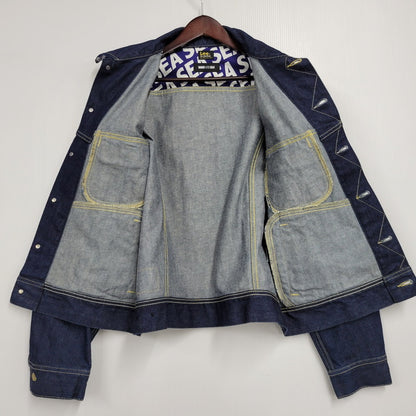 【中古品】【メンズ】 WIND AND SEA × LEE ウィンダンシー × リー LB0470 DENIM JACKET デニム ジャケット アウター 142-260406-cs-24-izu サイズ：L カラー：インディゴ 万代Net店